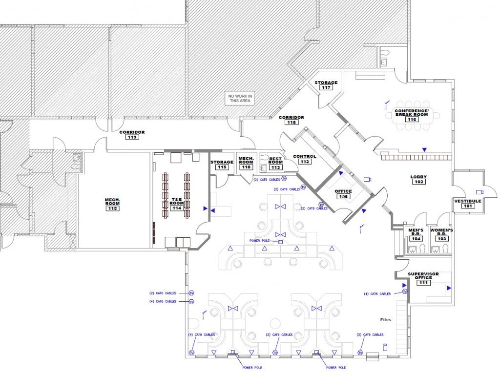 Look Communications CAD example Drawing